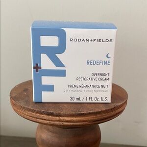 Rodan + Fields Redefine Overnight Restorative Cream - Blue and White